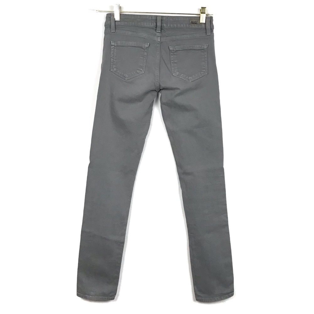 Paige Skyline Skinny Gray Stretch Jeans size 24 - Picture 6 of 7